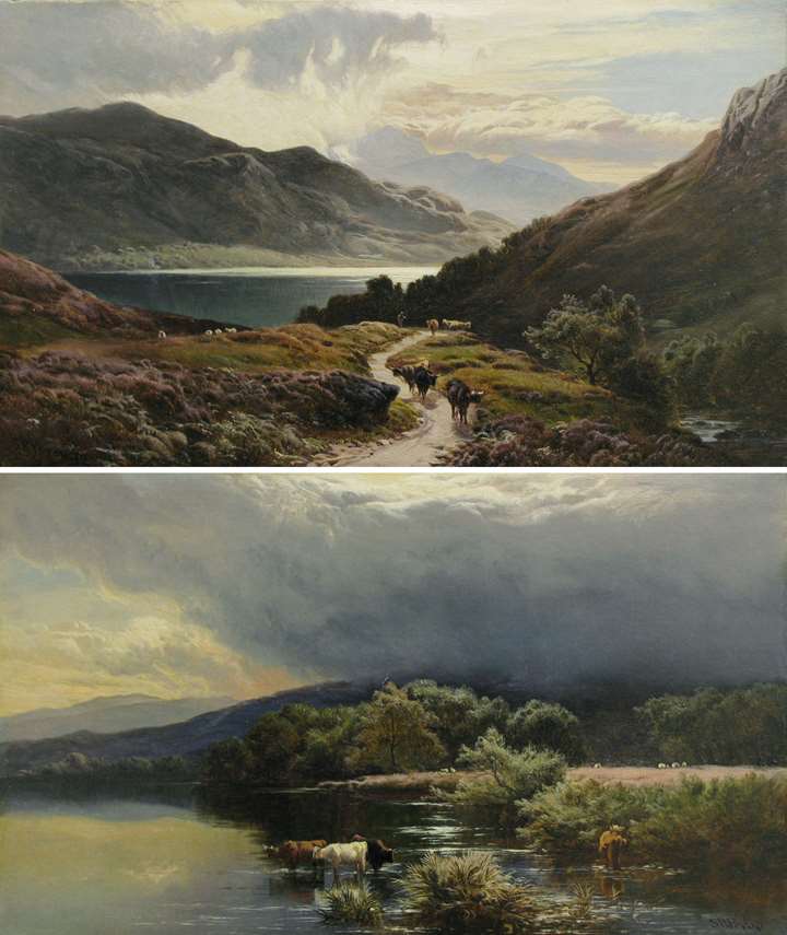 At Killin, Perthshire; Glen Coe, Argyllshire